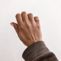 δαχτυλίδι αλυσίδα χειποποίητη κόσμημα χρυσό επίχρυσο ασημένιο bantouvani vintage χοντρή παχιά ανδρικό unisex